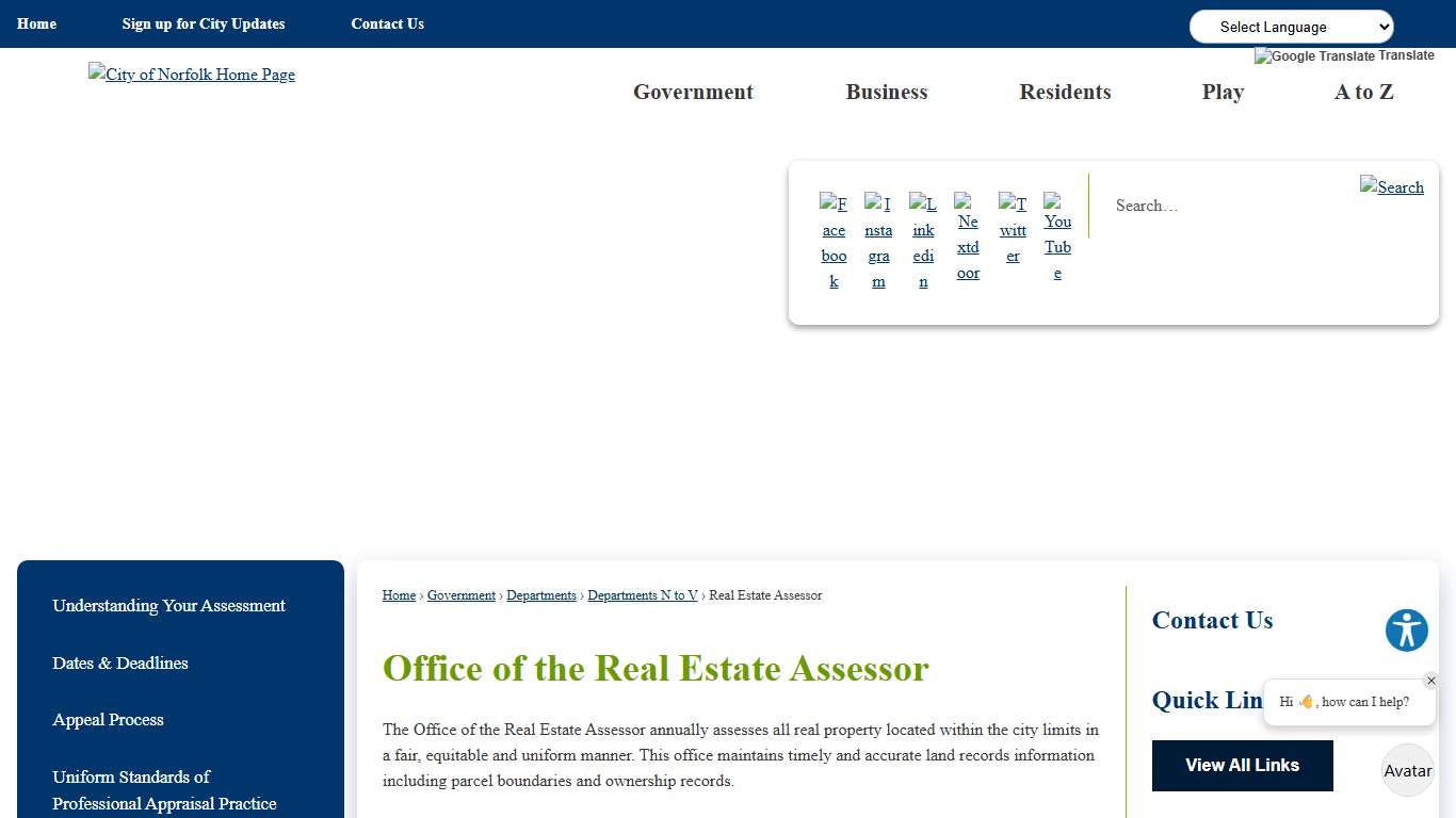 Office of the Real Estate Assessor City of Norfolk, Virginia - Official Website