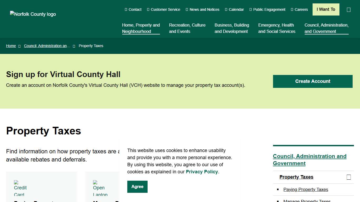 Property Taxes Norfolk County